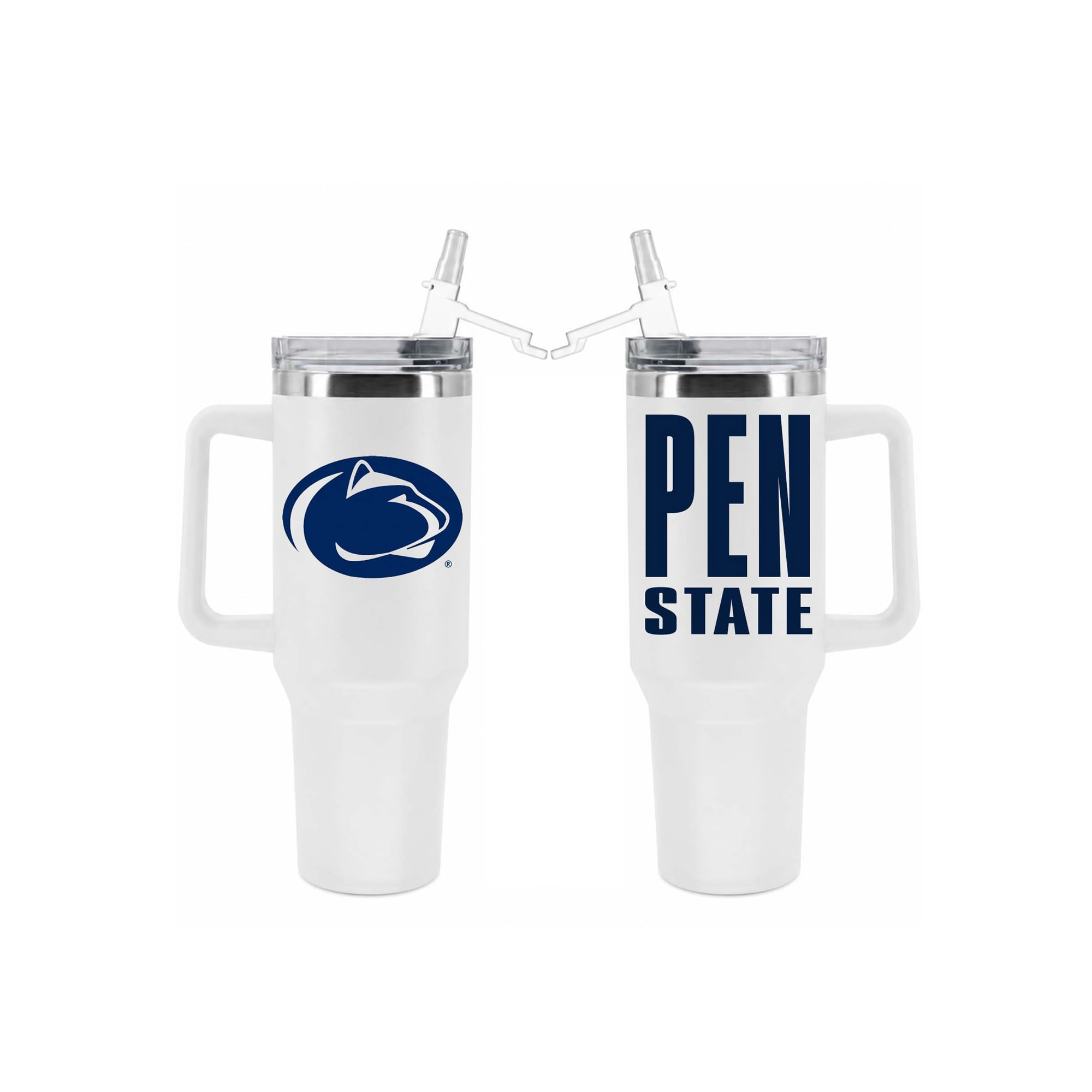 The Memory Company Penn State Nittany Lions 40oz. Stainless Steel Tumbler with Flip Straw