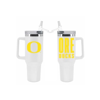 The Memory Company Oregon Ducks 40oz. Stainless Steel Tumbler with Flip Straw