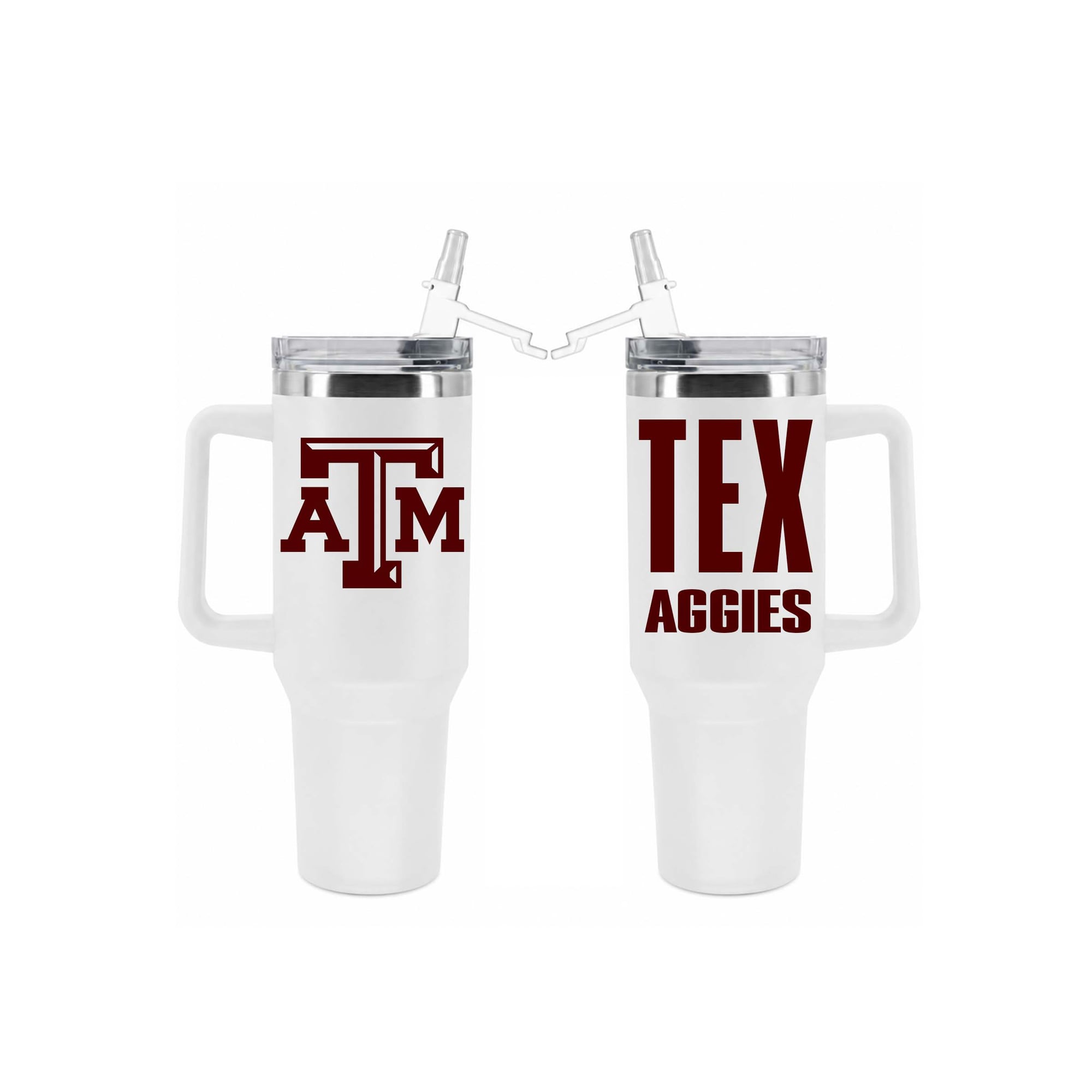 The Memory Company Texas A&M Aggies 40oz. Stainless Steel Tumbler with Flip Straw