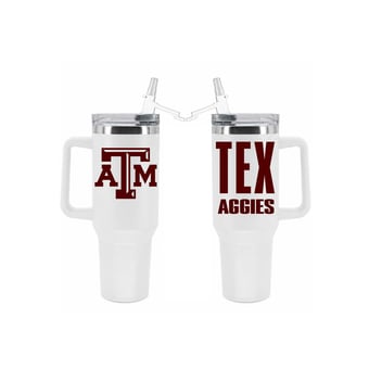 The Memory Company Texas A&M Aggies 40oz. Stainless Steel Tumbler with Flip Straw