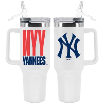 The Memory Company New York Yankees 40oz. Stainless Steel Tumbler with Flip Straw