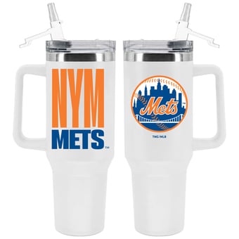 The Memory Company New York Mets 40oz. Stainless Steel Tumbler with Flip Straw