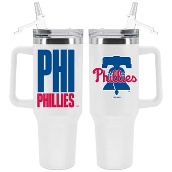 The Memory Company Philadelphia Phillies 40oz. Stainless Steel Tumbler with Flip Straw
