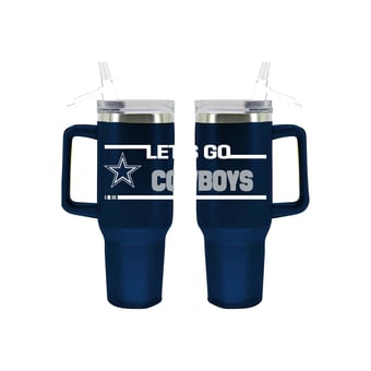 The Memory Company Dallas Cowboys 40oz. Stainless Steel Team Color Tumbler with Flip Straw