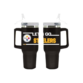 The Memory Company Pittsburgh Steelers 40oz. Stainless Steel Team Color Tumbler with Flip Straw