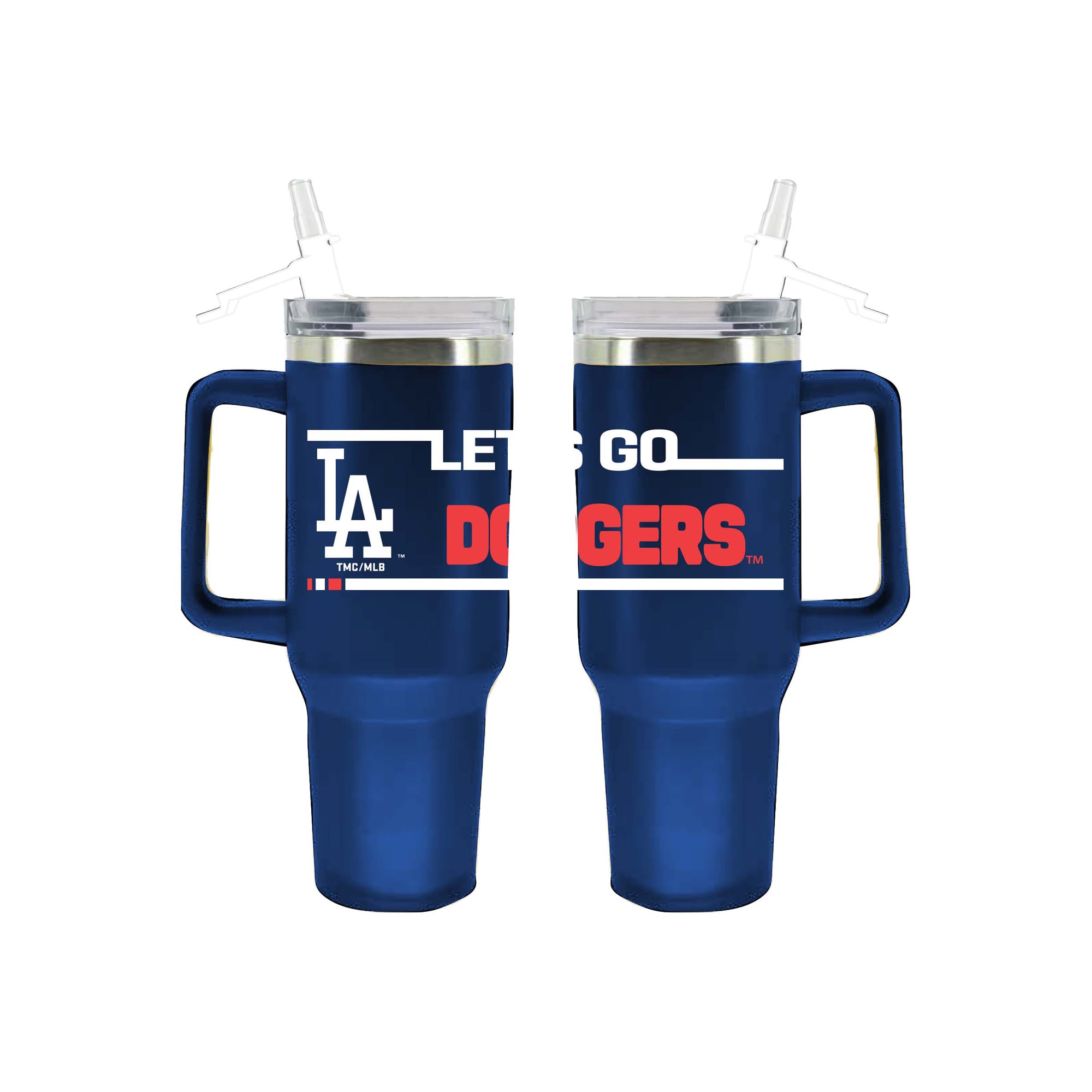 The Memory Company Los Angeles Dodgers 40oz. Stainless Steel Team Color Tumbler with Flip Straw
