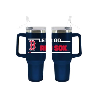 The Memory Company Boston Red Sox 40oz. Stainless Steel Team Color Tumbler with Flip Straw