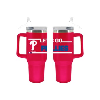 The Memory Company Philadelphia Phillies 40oz. Stainless Steel Team Color Tumbler with Flip Straw