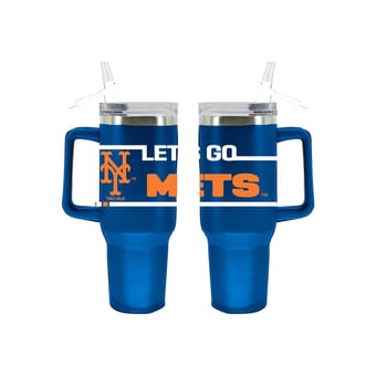 The Memory Company New York Mets 40oz. Stainless Steel Team Color Tumbler with Flip Straw