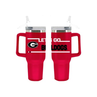 The Memory Company Georgia Bulldogs 40oz. Stainless Steel Team Color Tumbler with Flip Straw