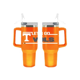 The Memory Company Tennessee Volunteers 40oz. Stainless Steel Team Color Tumbler with Flip Straw