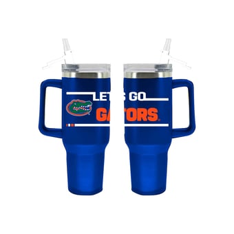 The Memory Company Florida Gators 40oz. Stainless Steel Team Color Tumbler with Flip Straw