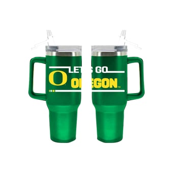 The Memory Company Oregon Ducks 40oz. Stainless Steel Team Color Tumbler with Flip Straw
