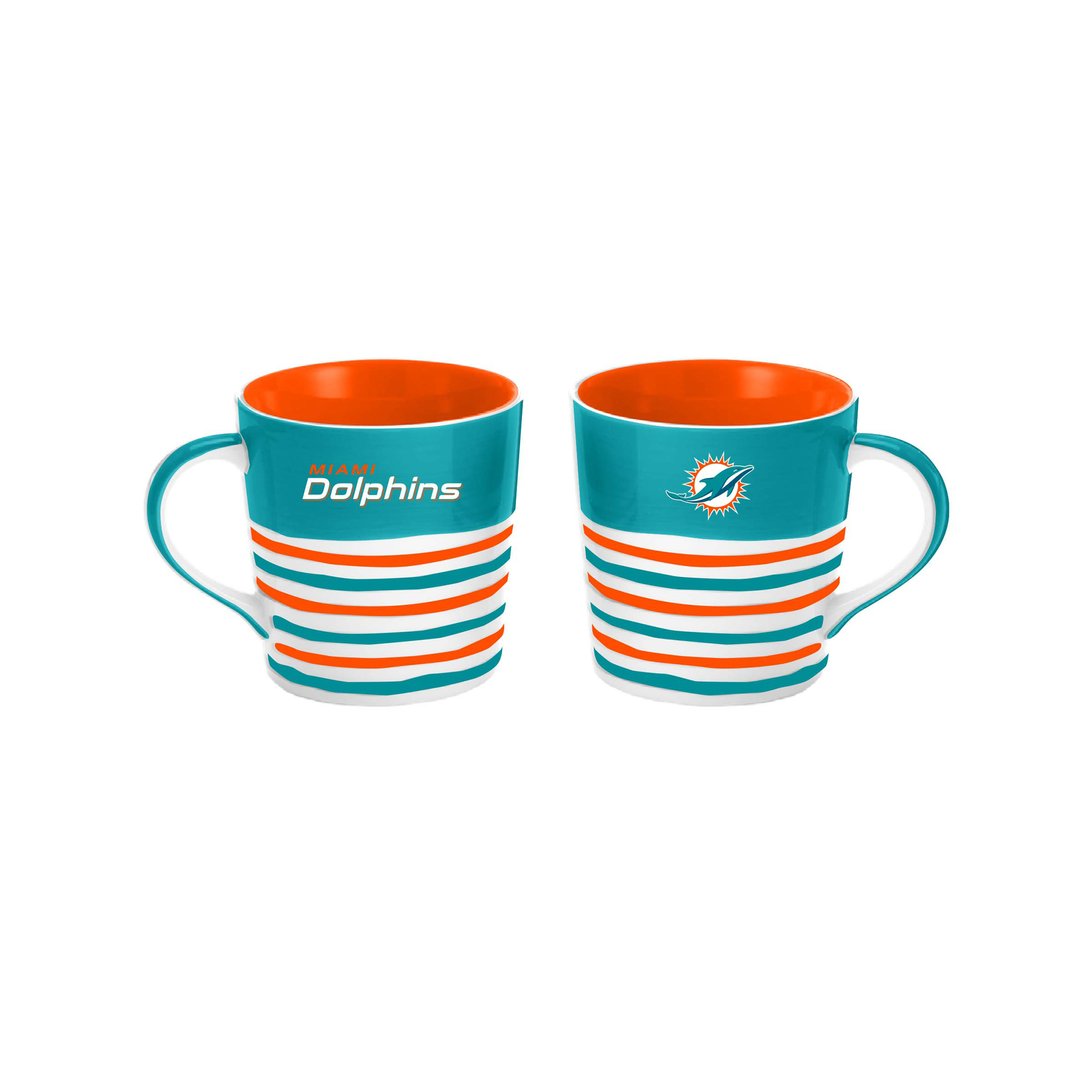 The Memory Company Miami Dolphins 15oz. Ceramic Americano Mug