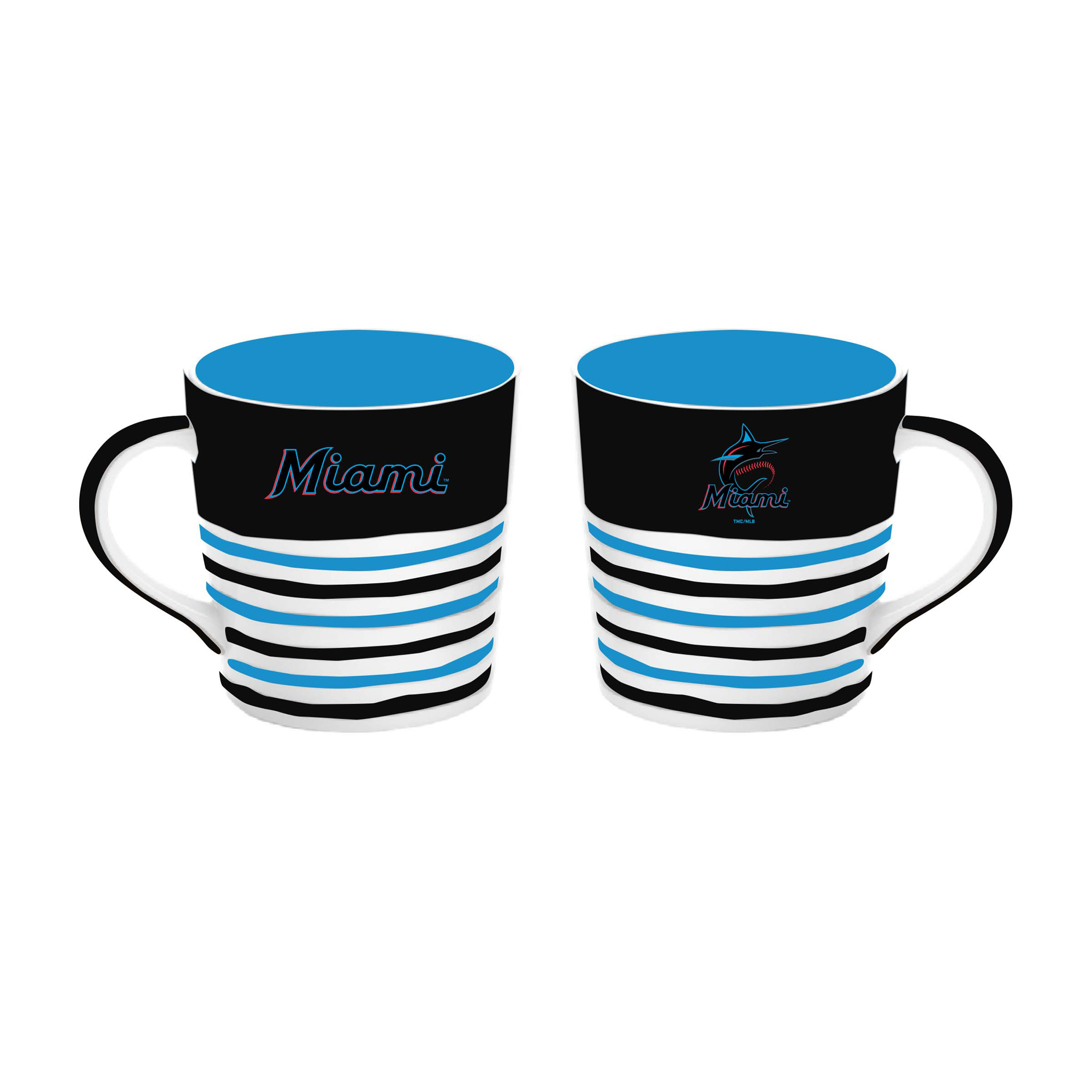 The Memory Company Miami Marlins 15oz. Ceramic Americano Mug
