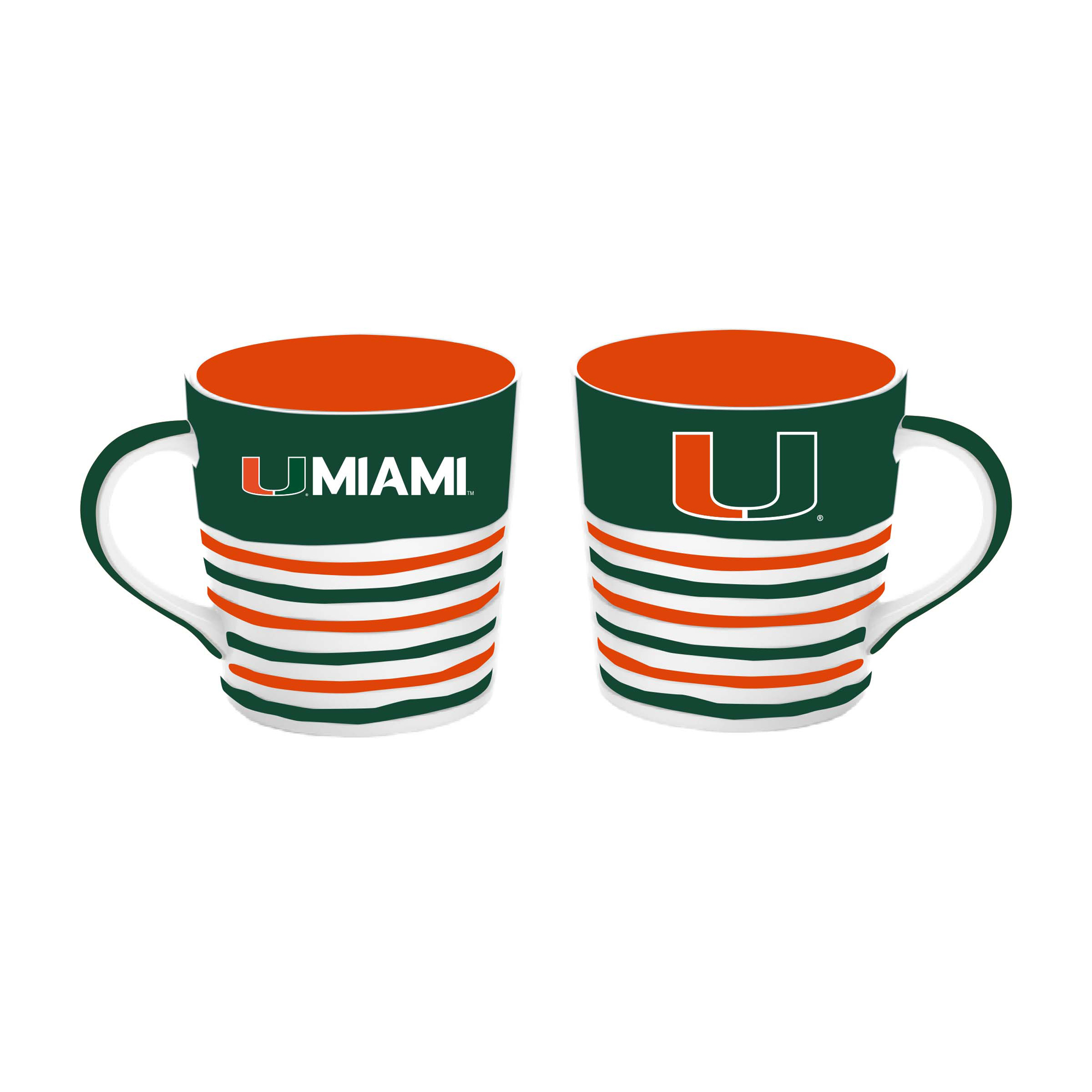 The Memory Company Miami Hurricanes 15oz. Ceramic Americano Mug