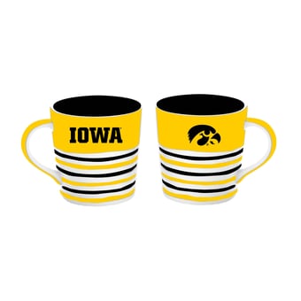 The Memory Company Iowa Hawkeyes 15oz. Ceramic Americano Mug