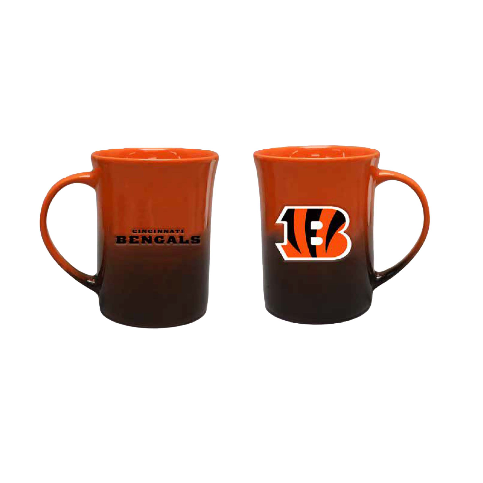 The Memory Company Cincinnati Bengals Two-Pack 15oz. Ceramic Ombre Mug Set