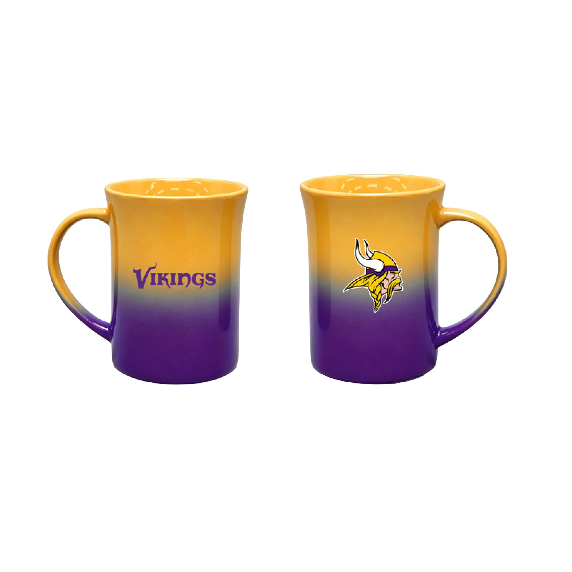 The Memory Company Minnesota Vikings Two-Pack 15oz. Ceramic Ombre Mug Set