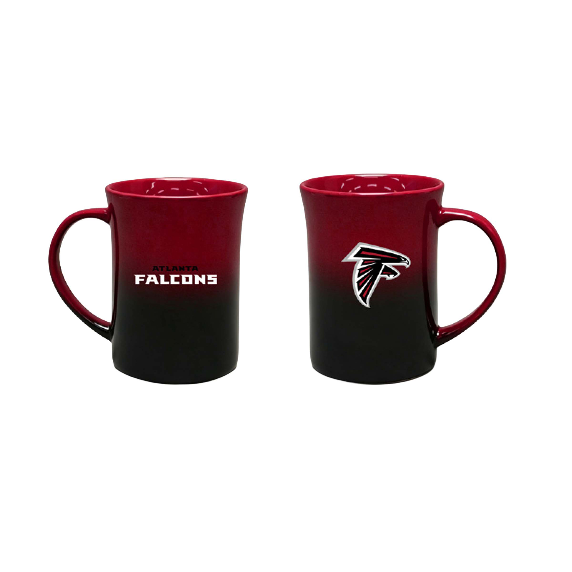 The Memory Company Atlanta Falcons Two-Pack 15oz. Ceramic Ombre Mug Set