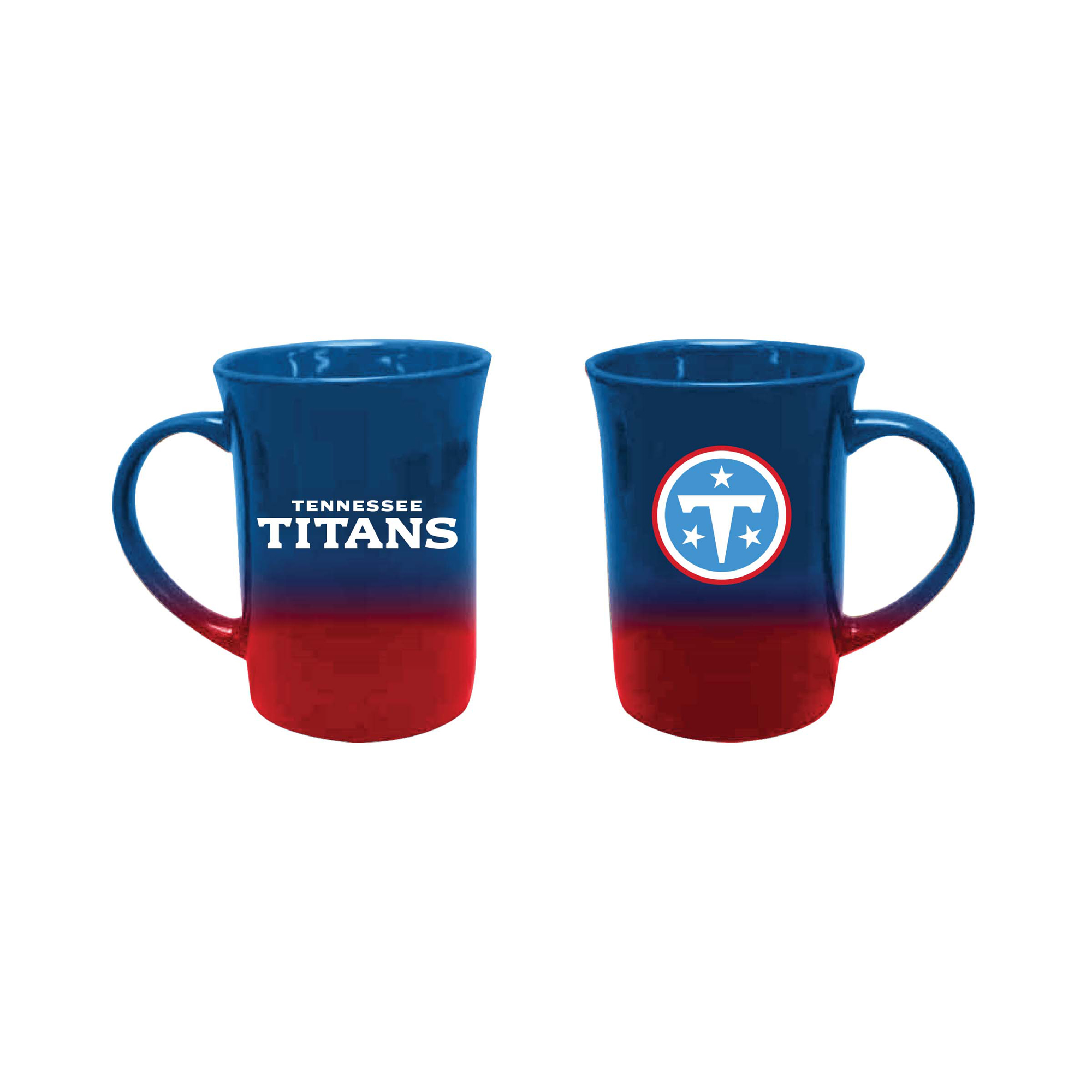 The Memory Company Tennessee Titans Two-Pack 15oz. Ceramic Ombre Mug Set