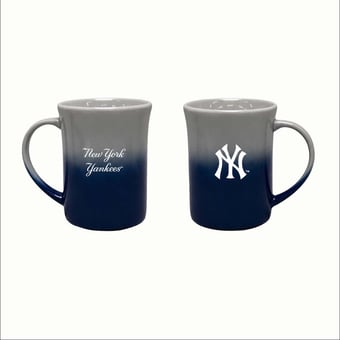 The Memory Company New York Yankees Two-Pack 15oz. Ceramic Ombre Mug Set