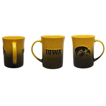 The Memory Company Iowa Hawkeyes Two-Pack 15oz. Ceramic Ombre Mug Set