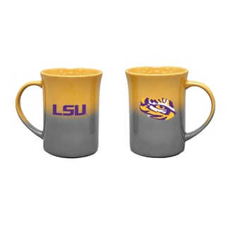 The Memory Company LSU Tigers Two-Pack 15oz. Ceramic Ombre Mug Set