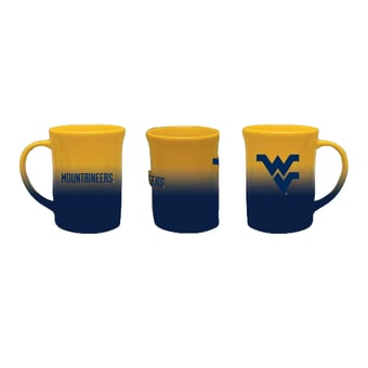 The Memory Company West Virginia Mountaineers Two-Pack 15oz. Ceramic Ombre Mug Set