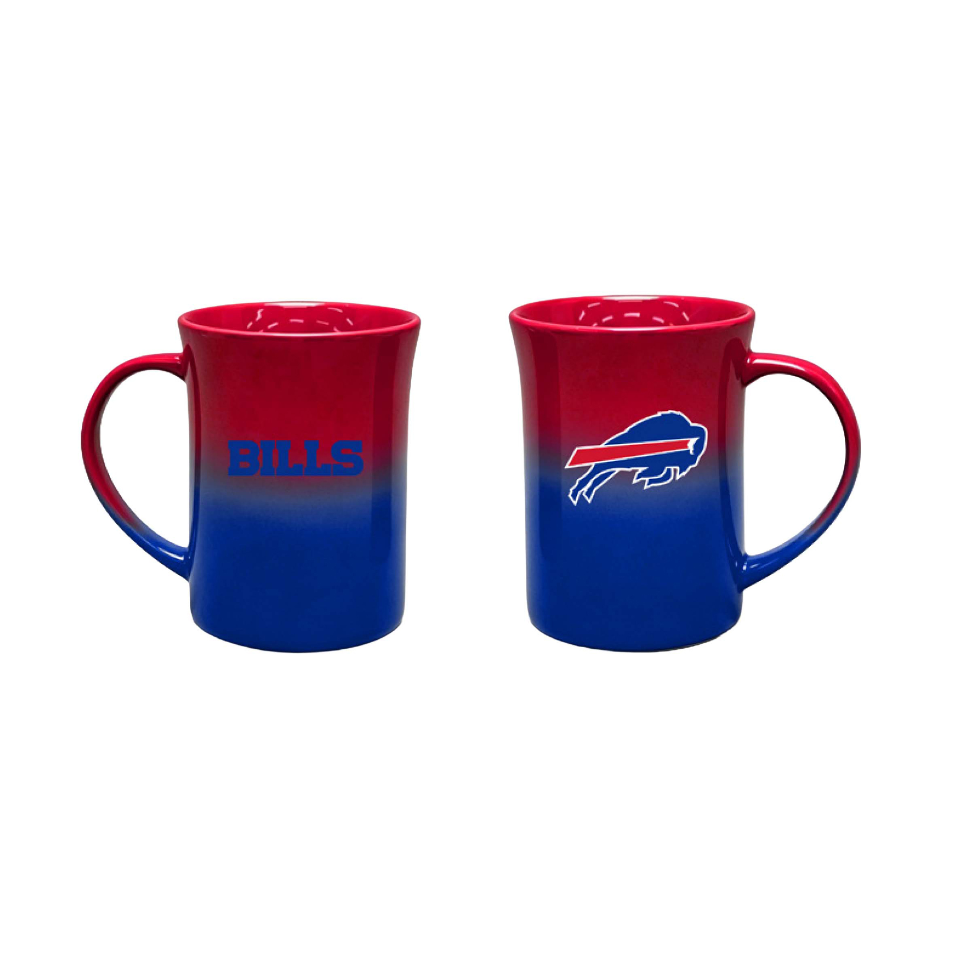The Memory Company Buffalo Bills Two-Pack 15oz. Ceramic Ombre Mug Set