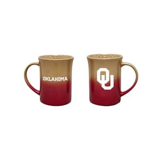 The Memory Company Oklahoma Sooners Two-Pack 15oz. Ceramic Ombre Mug Set