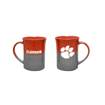 The Memory Company Clemson Tigers Two-Pack 15oz. Ceramic Ombre Mug Set
