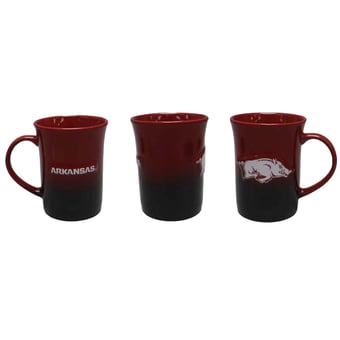 The Memory Company Arkansas Razorbacks Two-Pack 15oz. Ceramic Ombre Mug Set
