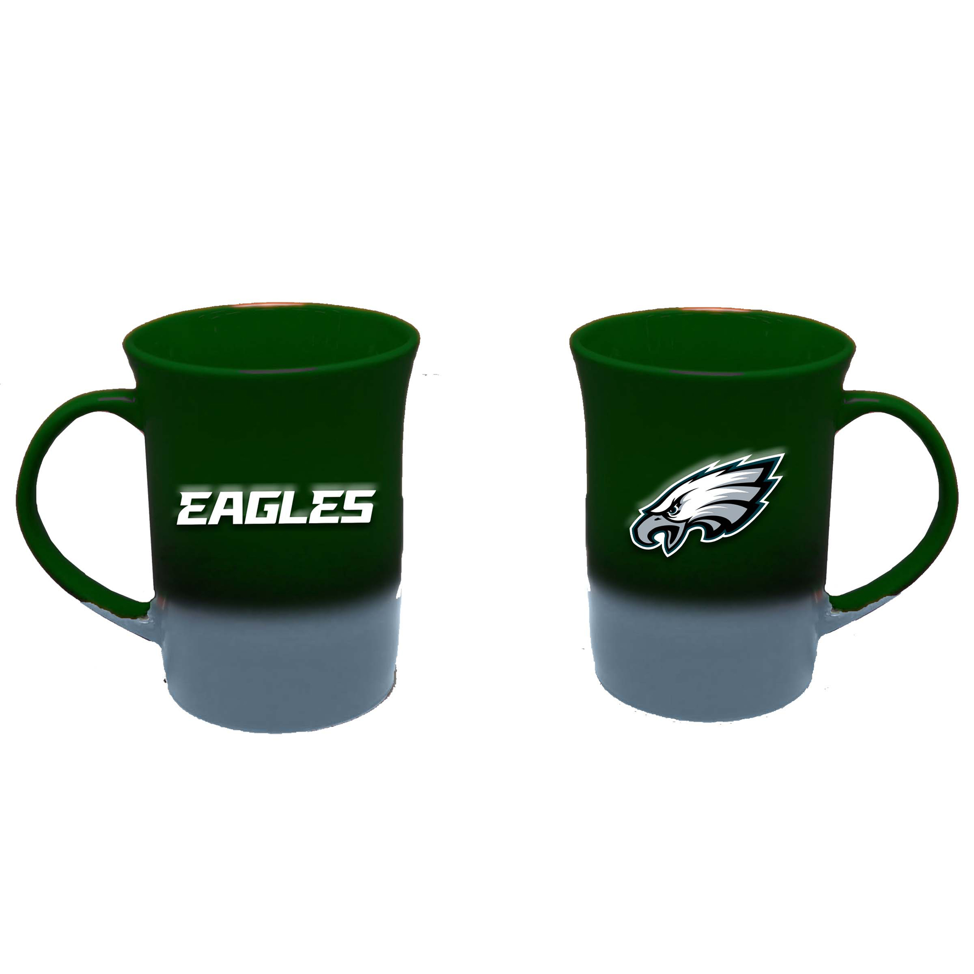 The Memory Company Philadelphia Eagles Two-Pack 15oz. Ceramic Ombre Mug Set