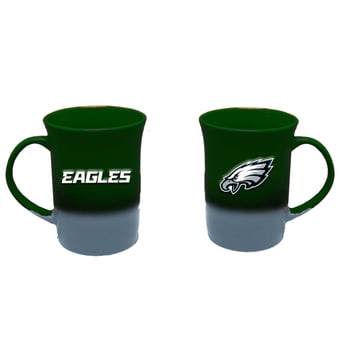 The Memory Company Philadelphia Eagles Two-Pack 15oz. Ceramic Ombre Mug Set