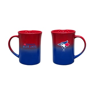The Memory Company Toronto Blue Jays Two-Pack 15oz. Ceramic Ombre Mug Set