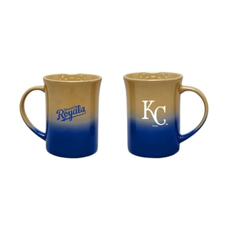 The Memory Company Kansas City Royals Two-Pack 15oz. Ceramic Ombre Mug Set