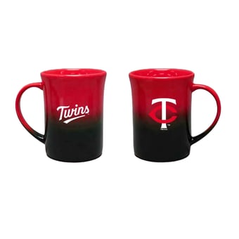 The Memory Company Minnesota Twins Two-Pack 15oz. Ceramic Ombre Mug Set