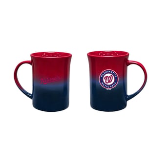 The Memory Company Washington Nationals Two-Pack 15oz. Ceramic Ombre Mug Set