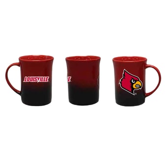 The Memory Company Louisville Cardinals Two-Pack 15oz. Ceramic Ombre Mug Set
