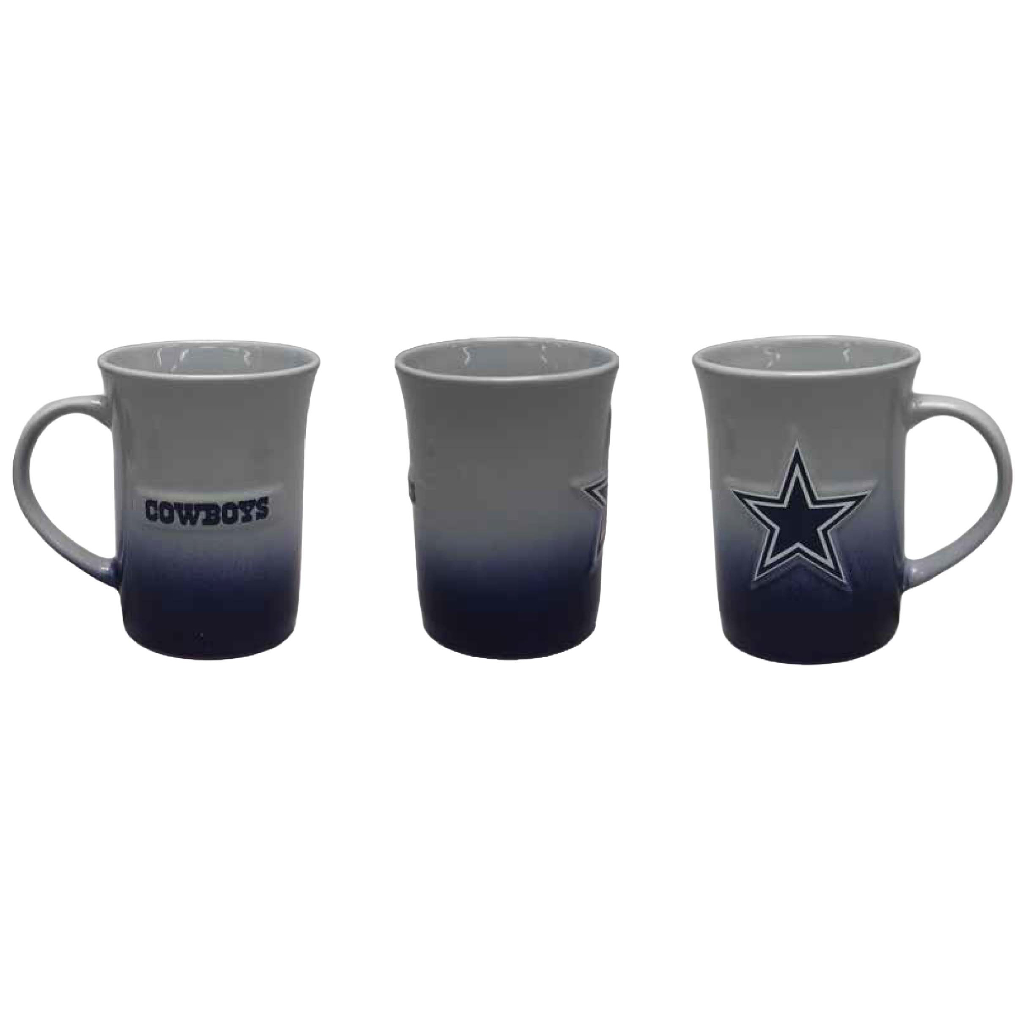 The Memory Company Dallas Cowboys Two-Pack 15oz. Ceramic Ombre Mug Set
