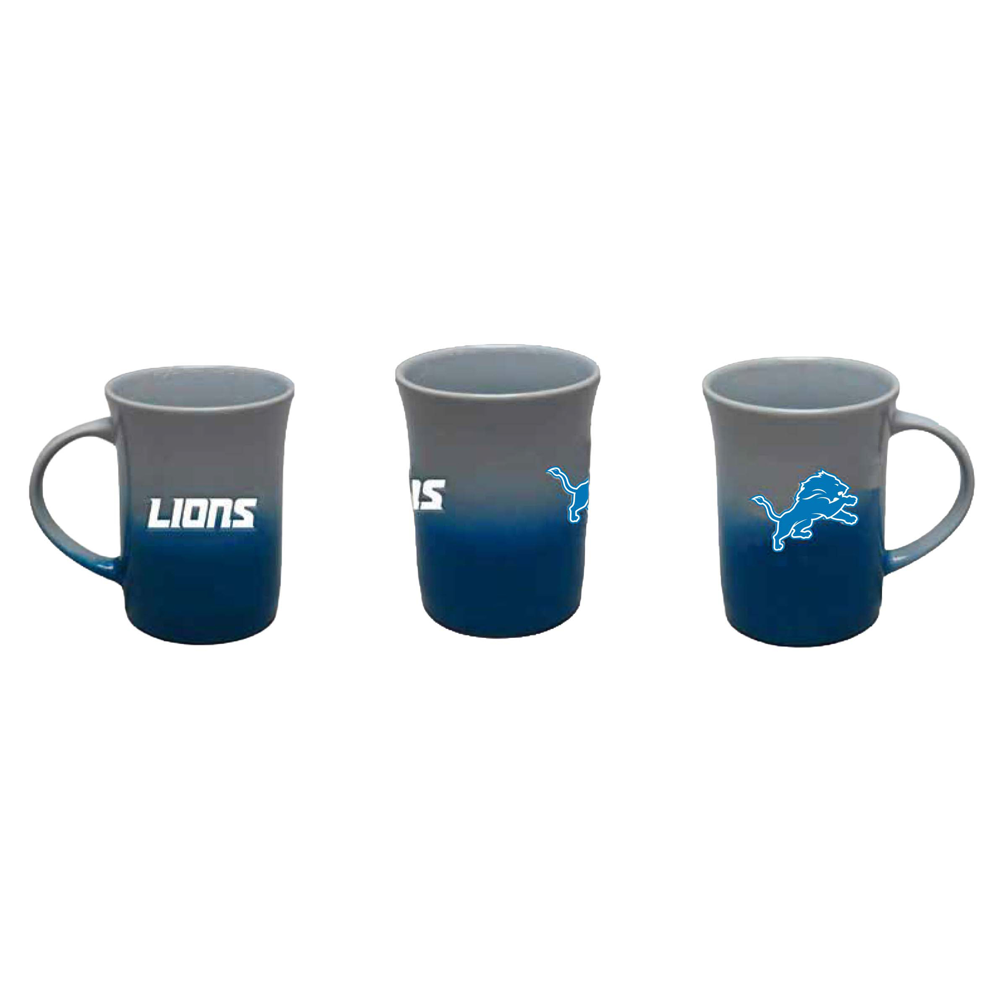 The Memory Company Detroit Lions Two-Pack 15oz. Ceramic Ombre Mug Set
