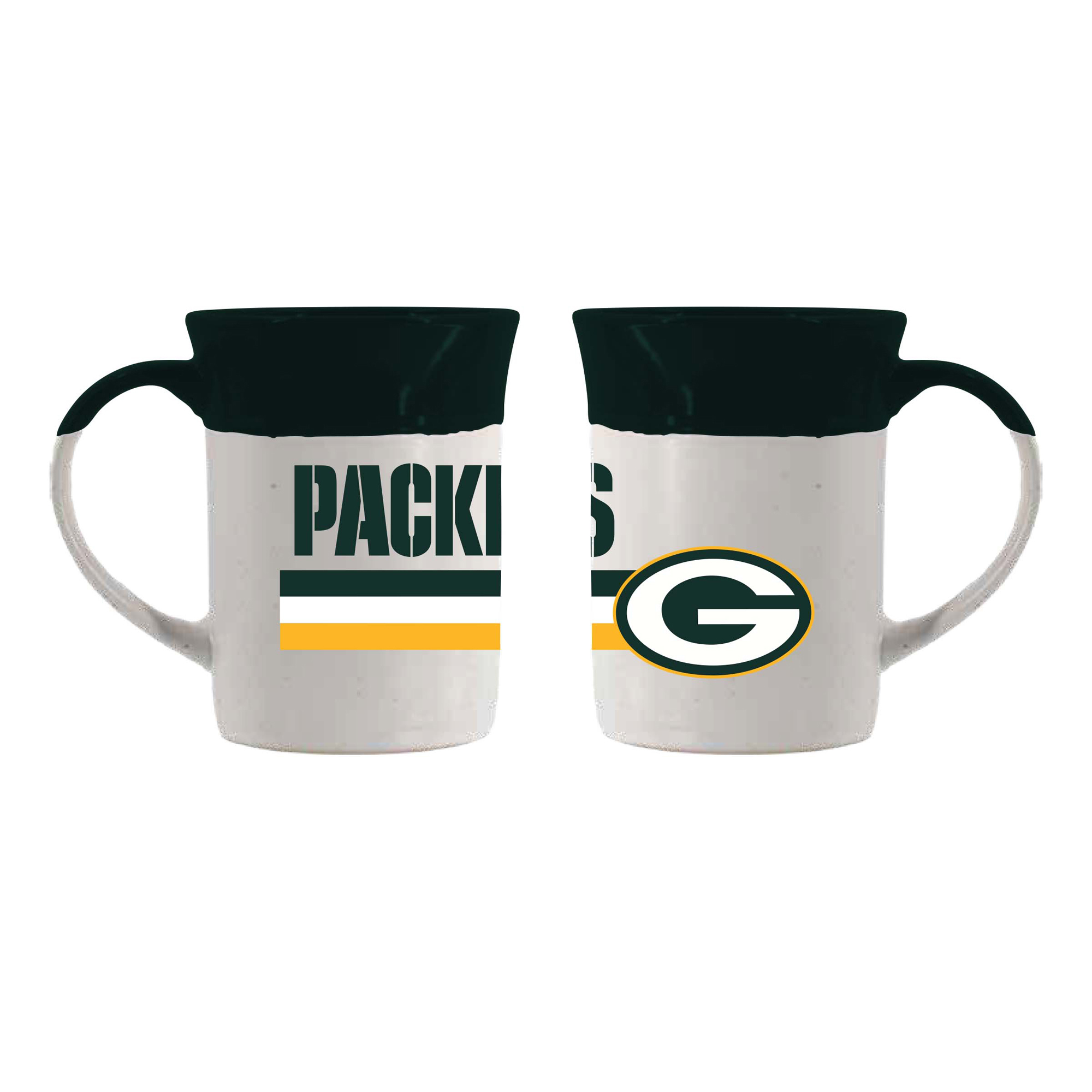 The Memory Company Green Bay Packers 15oz. Ceramic Speckled Mug