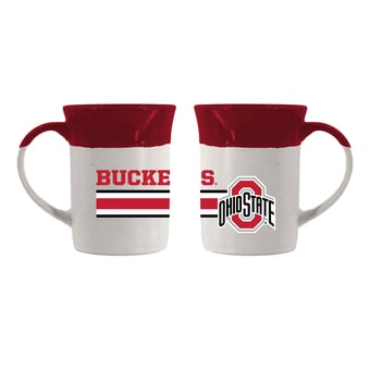 The Memory Company Ohio State Buckeyes 15oz. Ceramic Speckled Mug