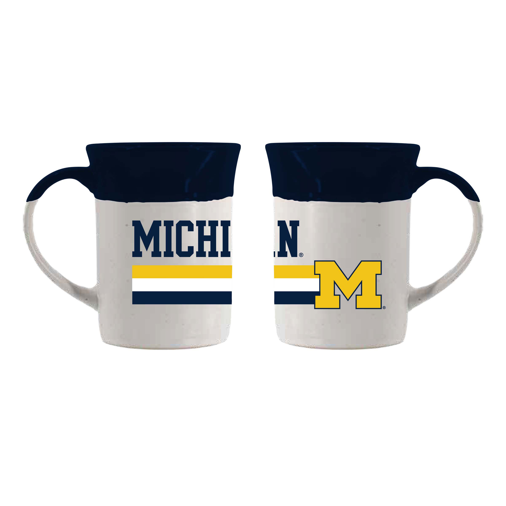 The Memory Company Michigan Wolverines 15oz. Ceramic Speckled Mug