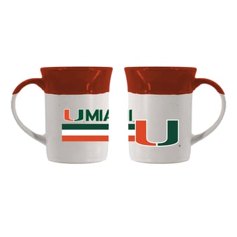 The Memory Company Miami Hurricanes 15oz. Ceramic Speckled Mug