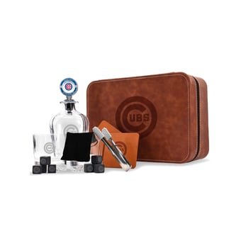 The Memory Company Chicago Cubs Decanter Set