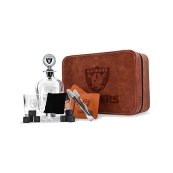 The Memory Company Las Vegas Raiders Decanter Set