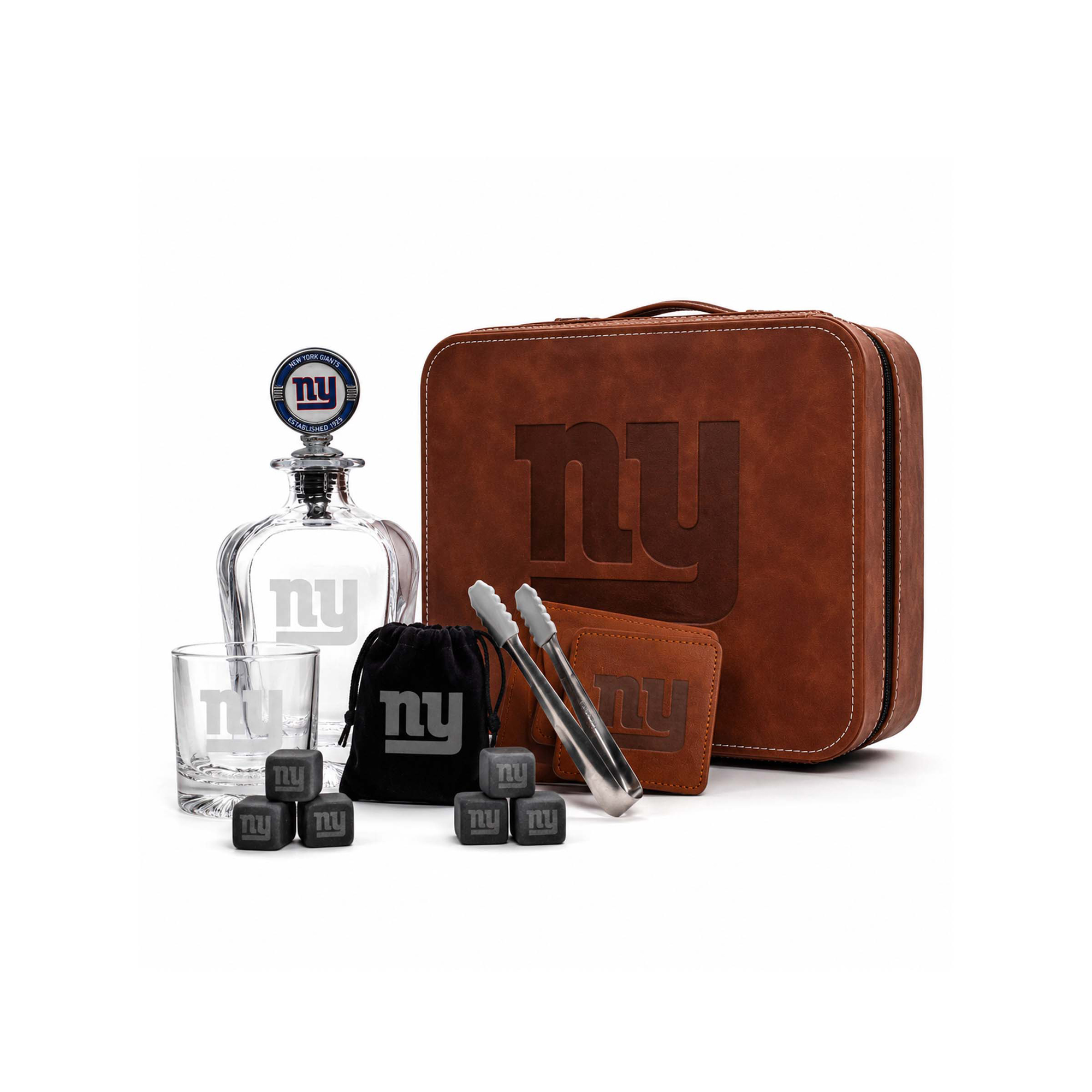 The Memory Company New York Giants Decanter Set