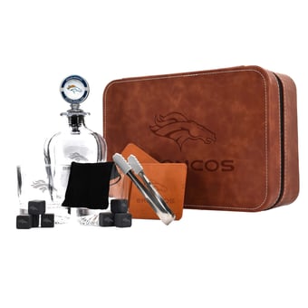 The Memory Company Denver Broncos Decanter Set